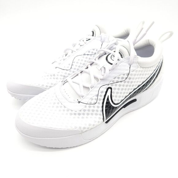 Nike (Mens 12) Zoom Court Pro HC Hard Court Tennis Lace Up Shoes White Sneakers‎ - Picture 2 of 7